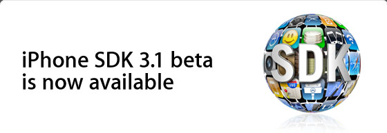 iPhone SDK 3.1 beta is now available