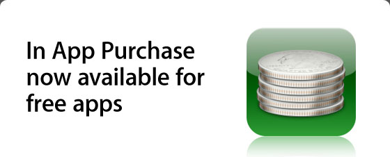 In App Purchase now available for free apps