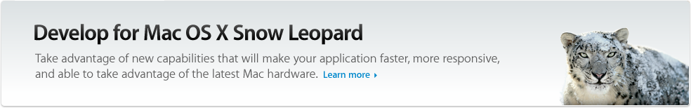 Develop for Mac OS X Snow Leopard