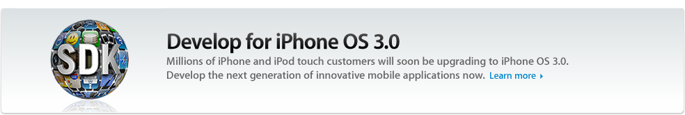 iPhone SDK for iPhone OS 3.0