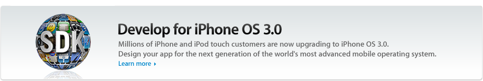 iPhone SDK for iPhone OS 3.0