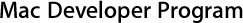 Mac Developer Program