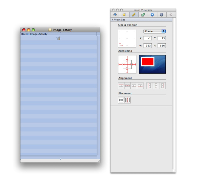 Creating a Table View