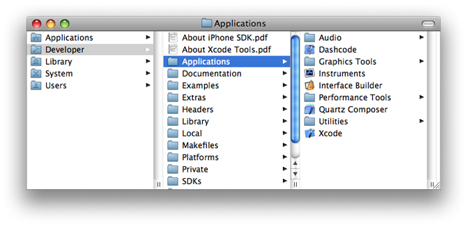 Figure 4 Finding Quartz Composer.