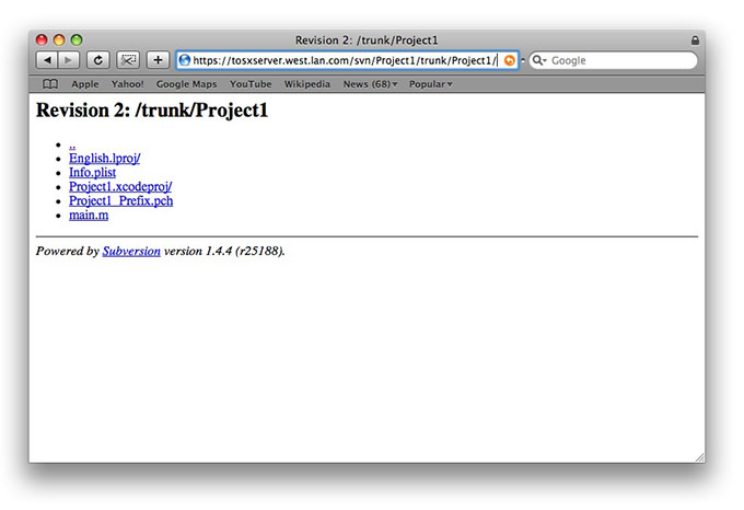 Browsing the Imported Project