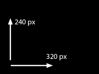 320x240 resolution