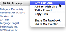 App Store Tip: Gifting Feature Now Available on the App Store