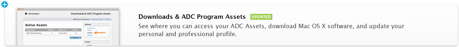 Downloads & ADC Program Assets